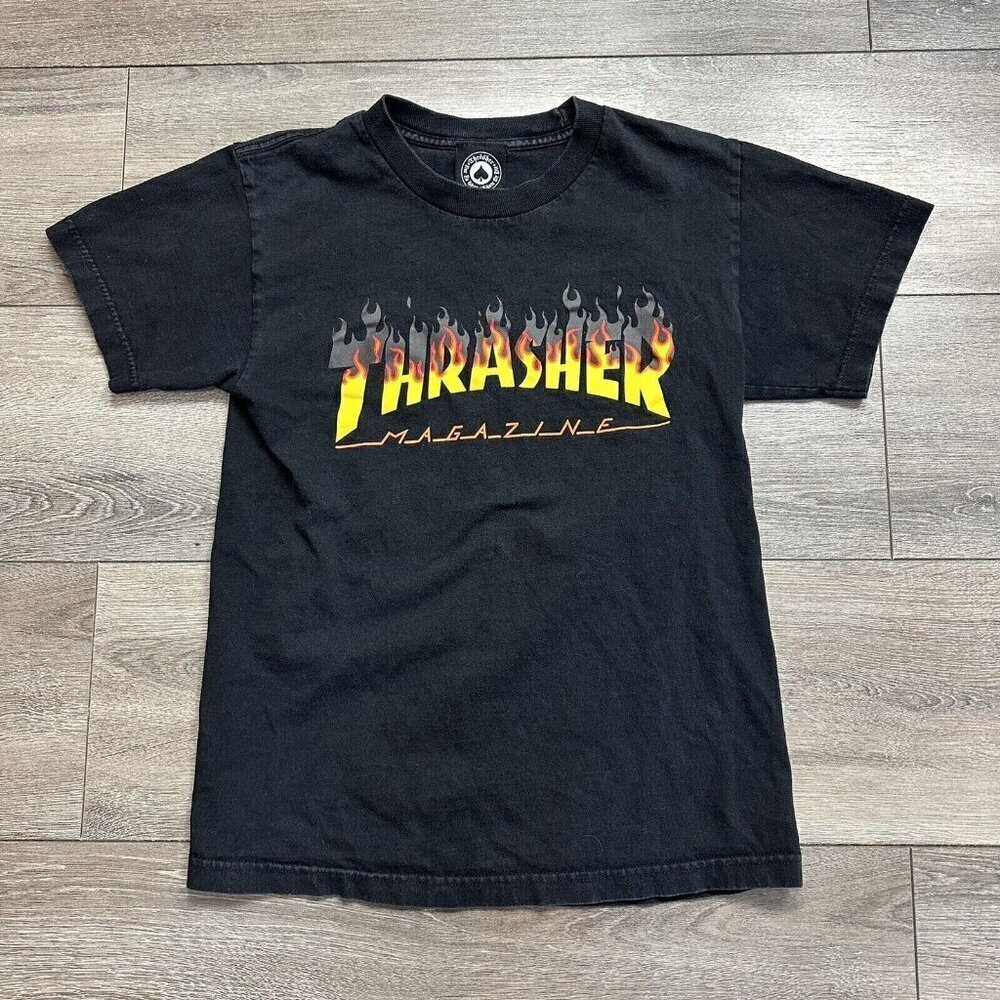 Thrasher Skateboard Magazine Short Sleeve T-Shirt Size Small